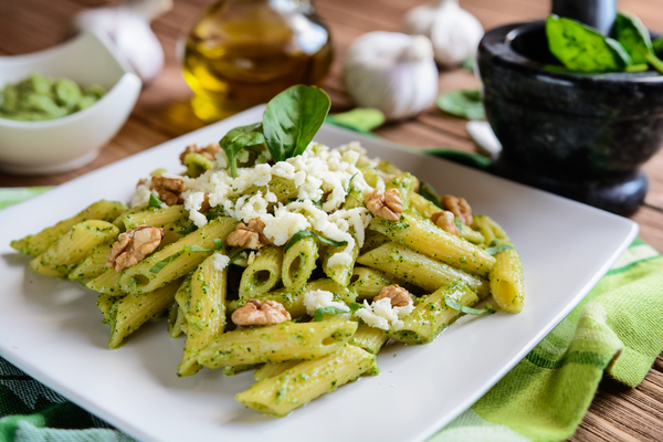 Spinach Pasta Pesto.